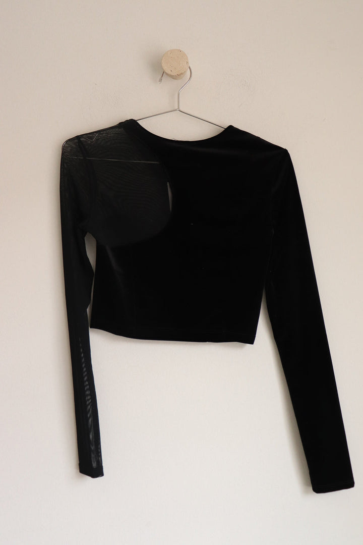 Crop Top Velvet