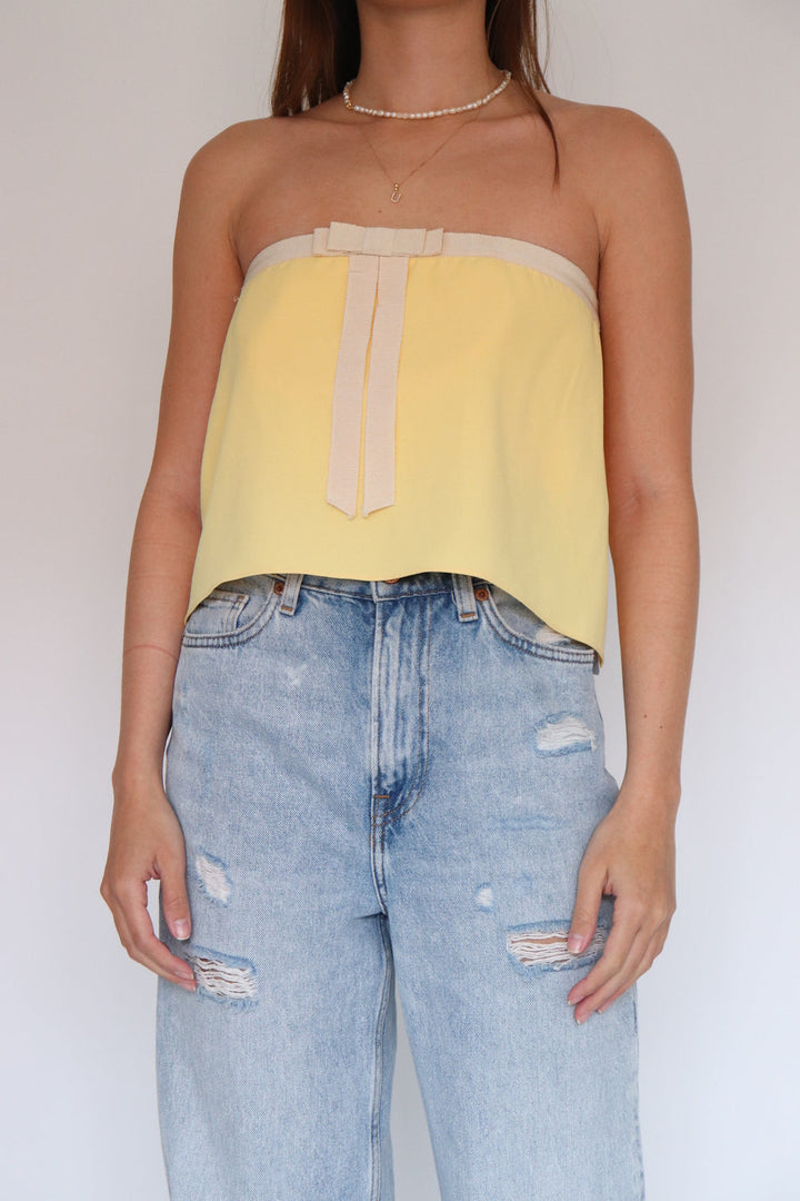 Top Strapless Amarillo