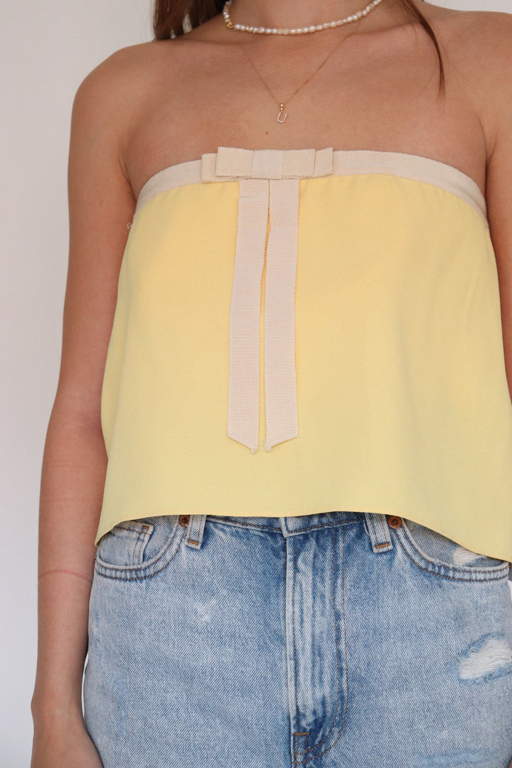 Top Strapless Amarillo