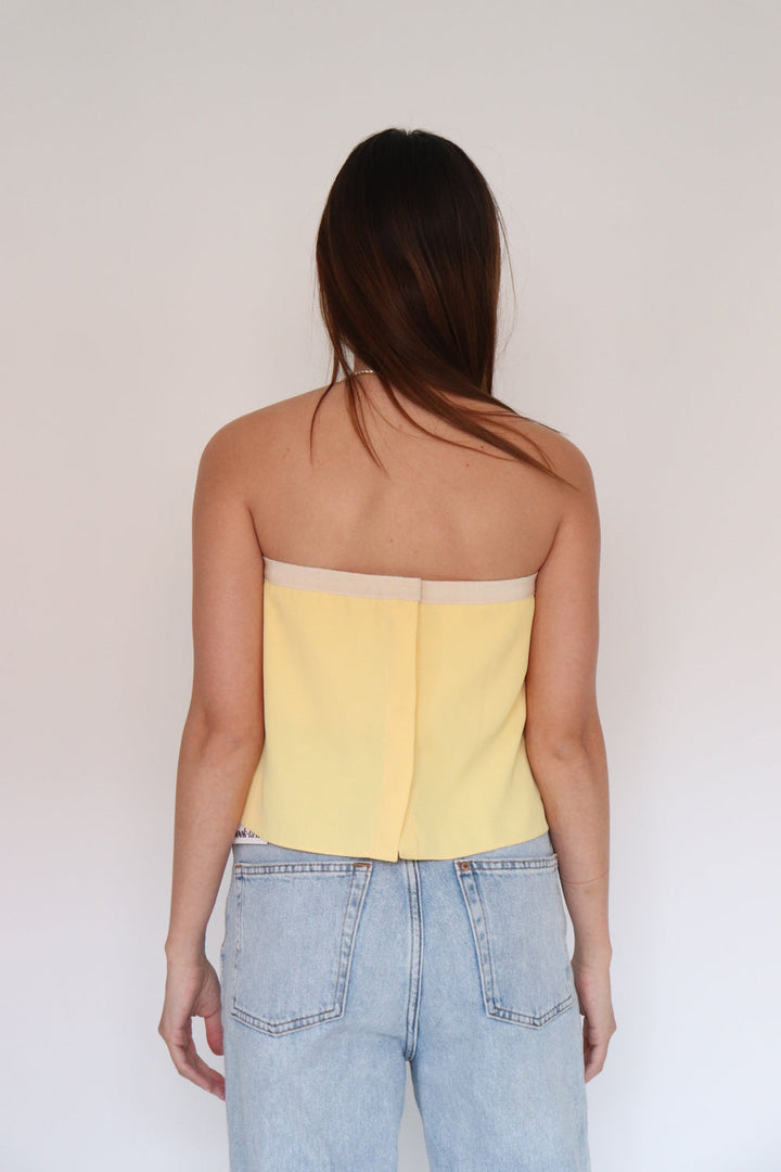 Top Strapless Amarillo