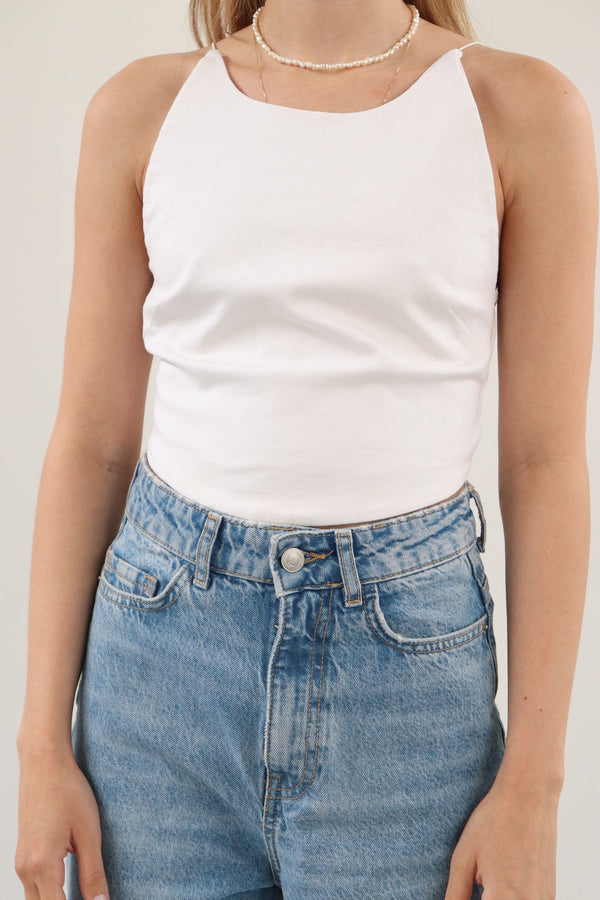 Crop Top Blanco