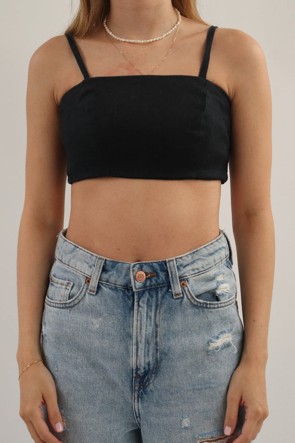 Crop Top Negro