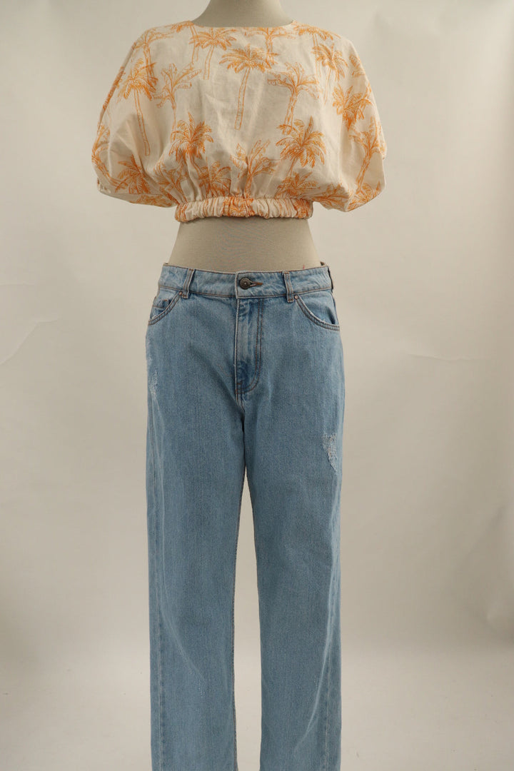 Top Amarillo Palmeras