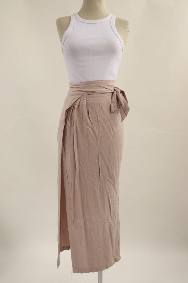 Falda Wrap Beige