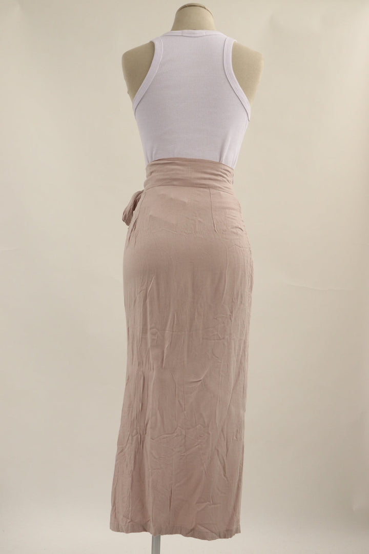 Falda Wrap Beige