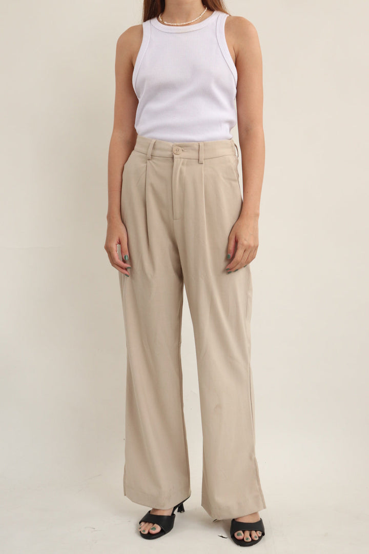 Pantalon Beige Basico