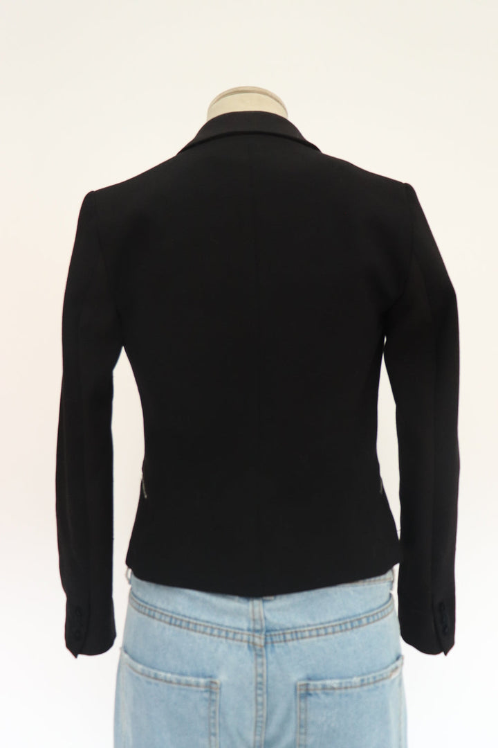 Blazer Negro Bolsillos