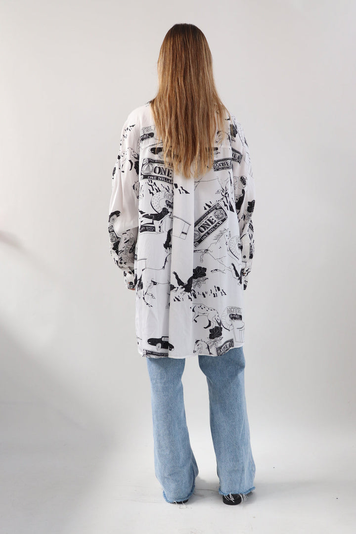 Camisa Estampado Caballos