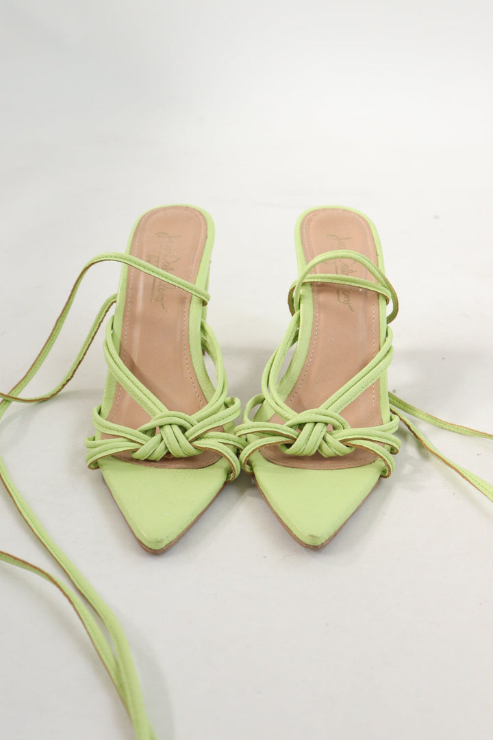 Tacones Verdes Amarrar