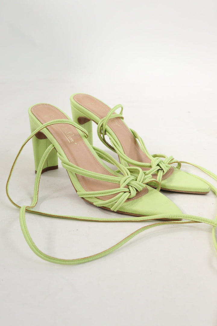 Tacones Verdes Amarrar