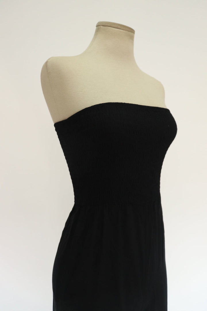 Jumpsuit Negro Strapless