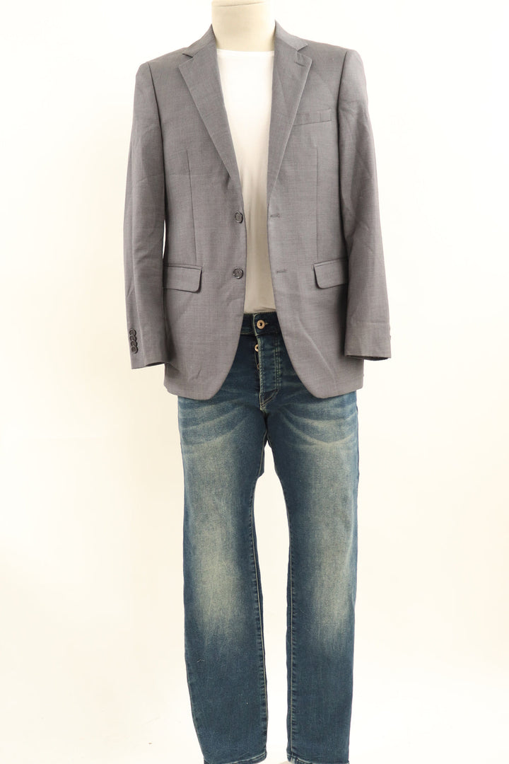 Blazer Gris Hombreras