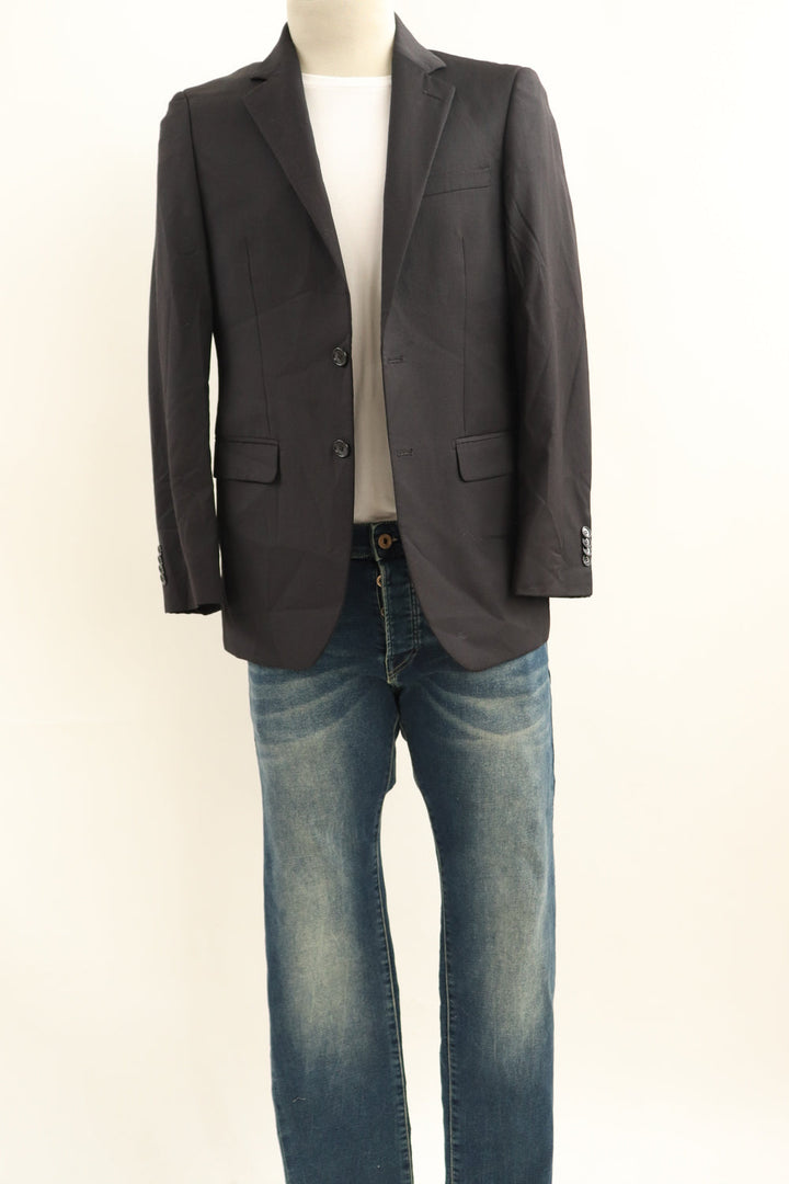 Blazer Negro Hombreras