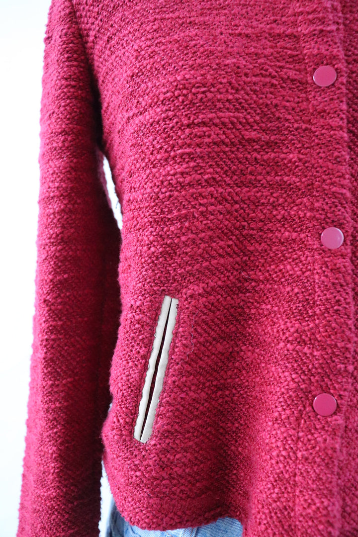 Cardigan Rojo Botones