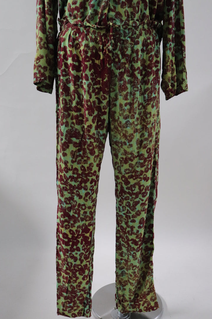 Pantalon Verde Leopardo