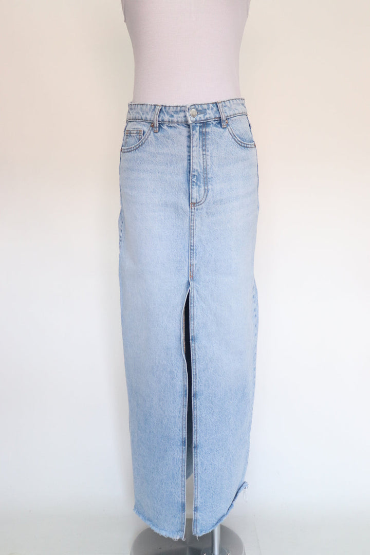Falda Denim Maxi