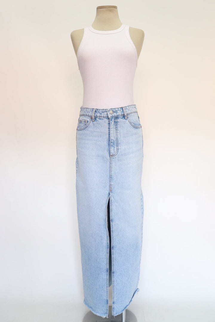 Falda Denim Maxi