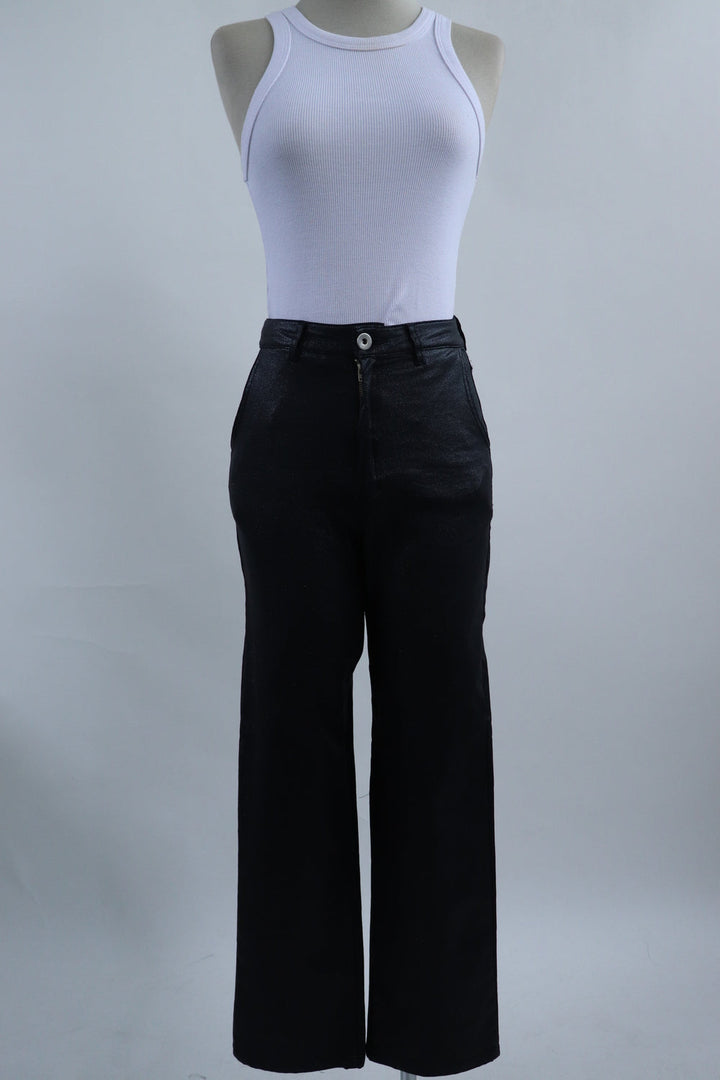 Pantalon Negro Escarcha