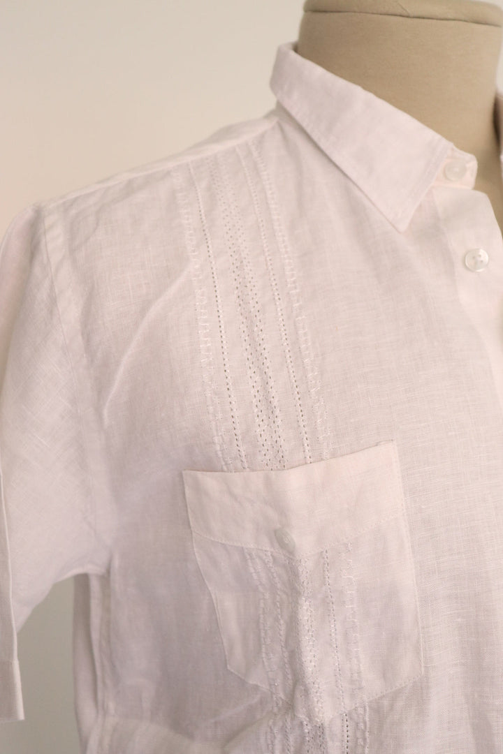 Camisa Blanca Lino