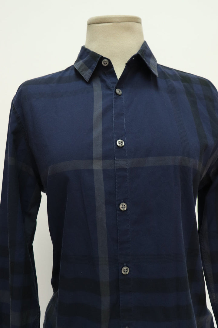 Camisa Azul y Gris