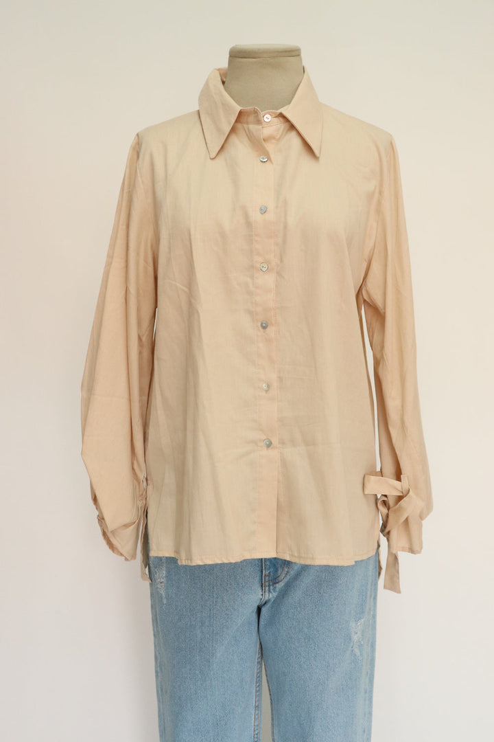 Camisa Beige Botones