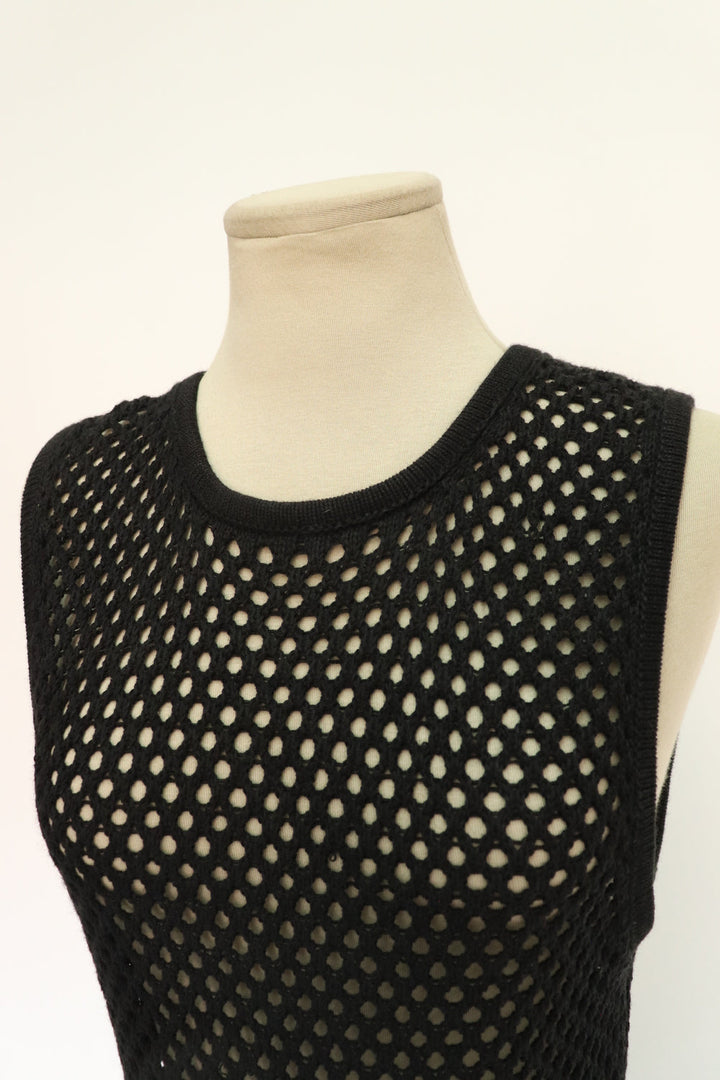 Top Crochet Negro