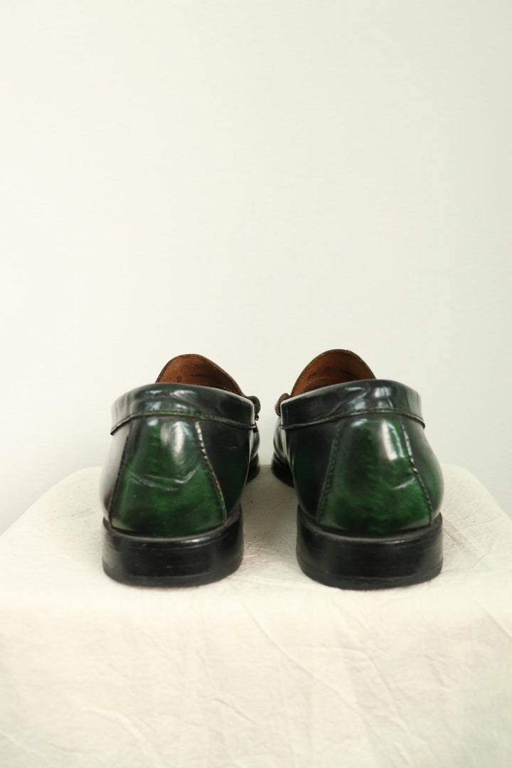 Mocasines Verdes Oscuros