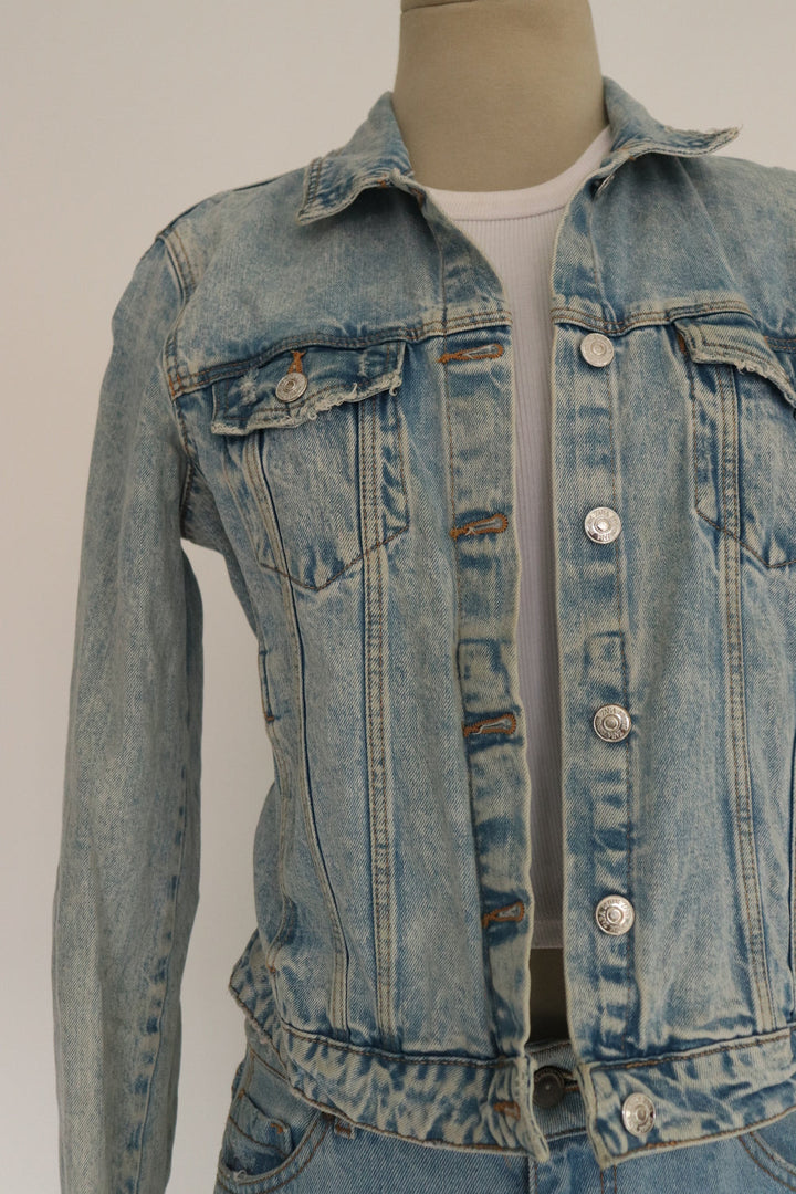 Chaqueta Denim Azul