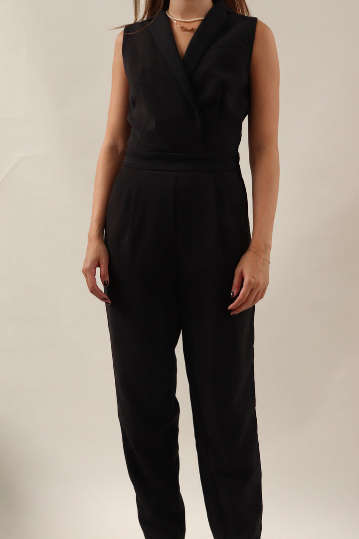 Jumpsuit Negro Cuello