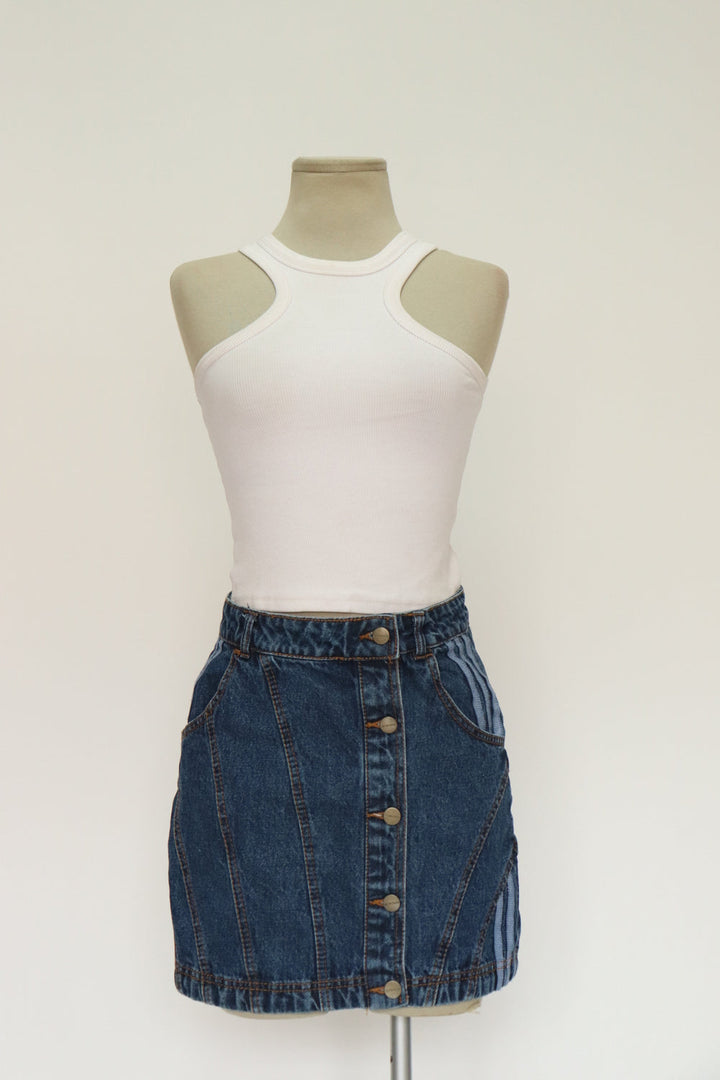 Falda Denim Azul