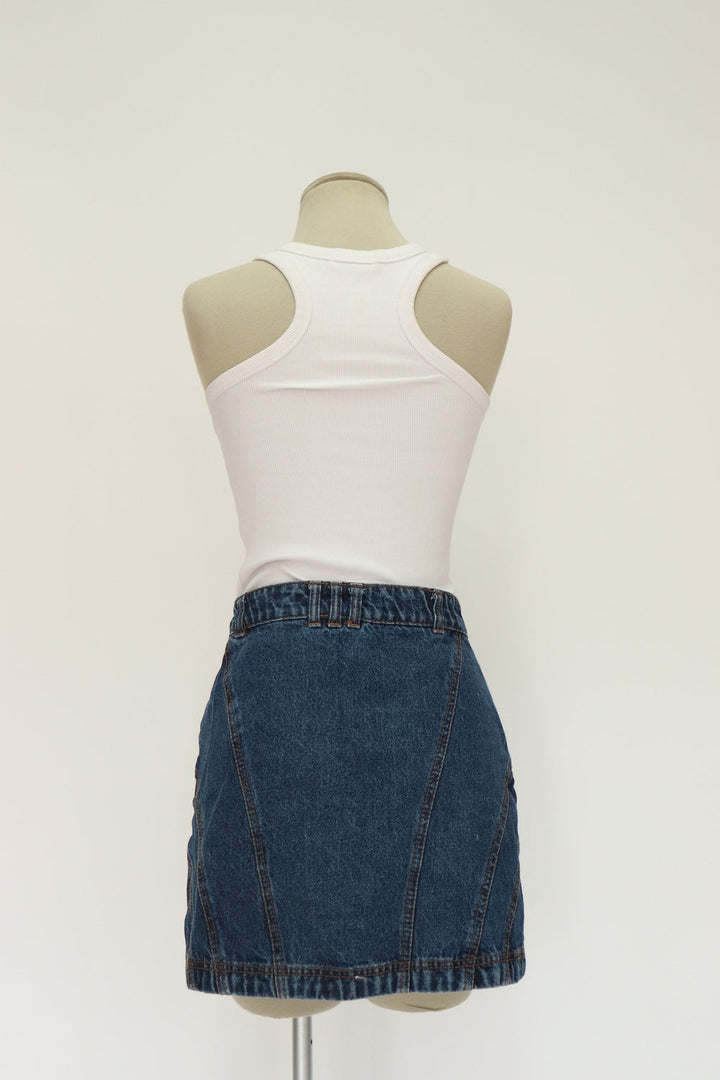 Falda Denim Azul