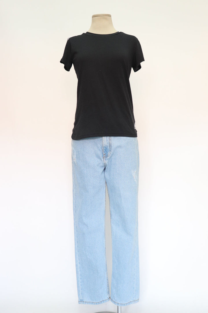 Camiseta Negra Rayas