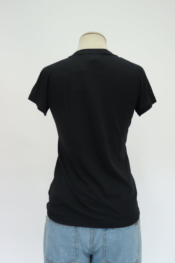 Camiseta Negra Rayas