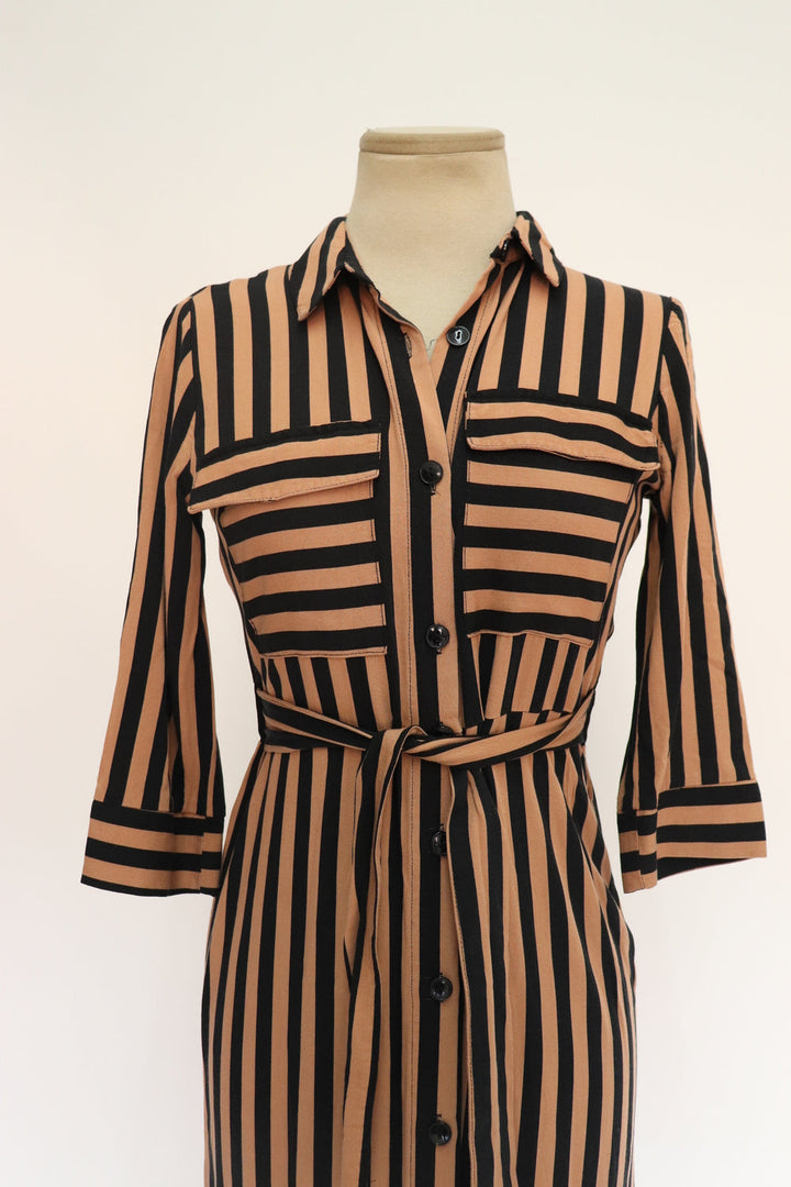 Vestido Camisero Rayas