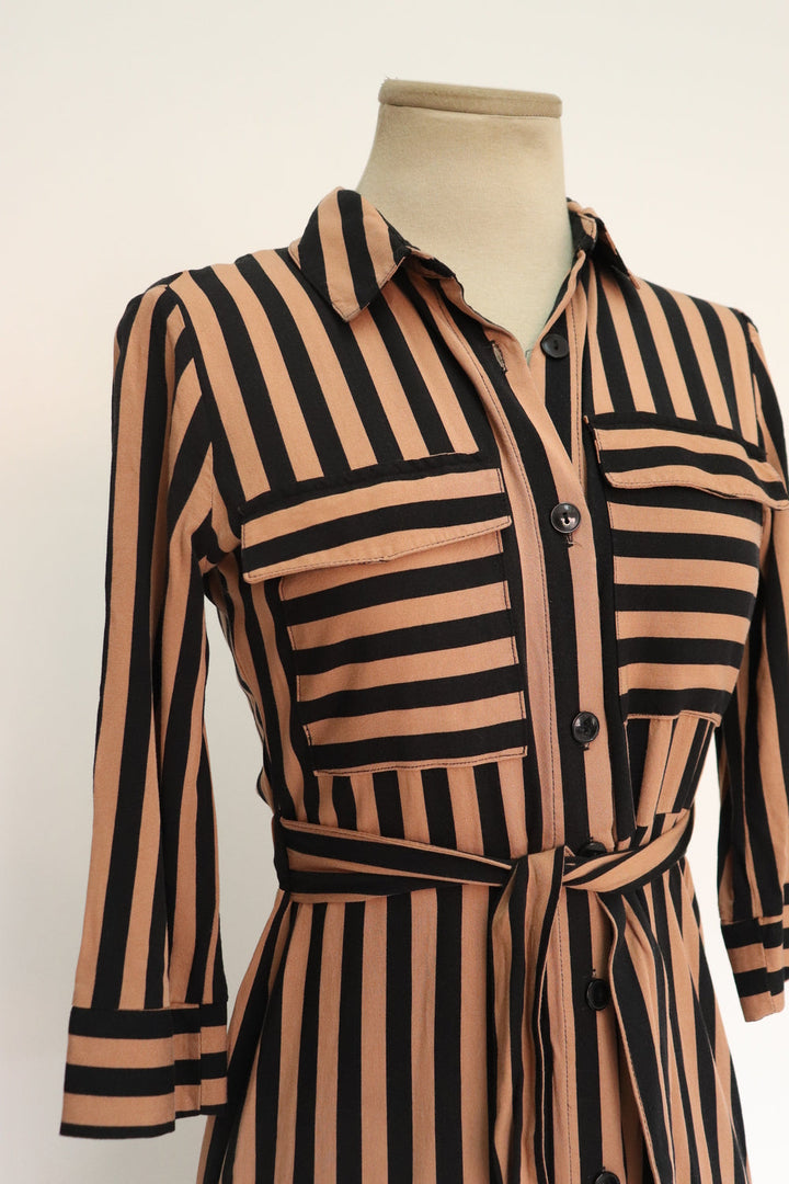 Vestido Camisero Rayas