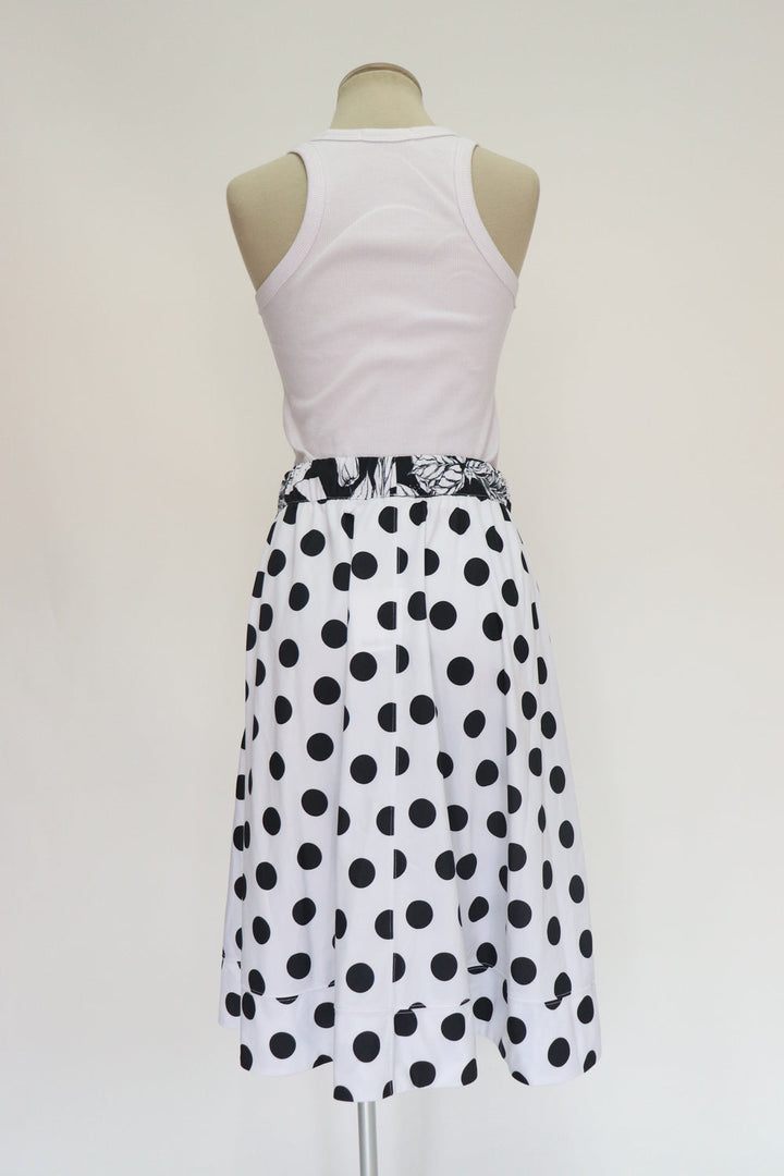 Falda Lunares Negros