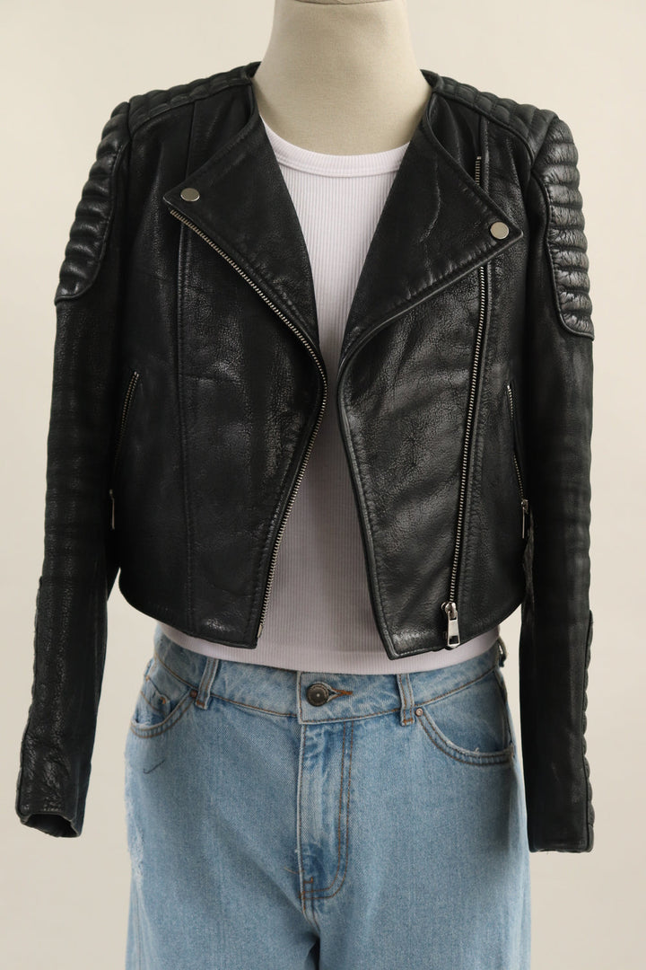 Chaqueta Negra Biker