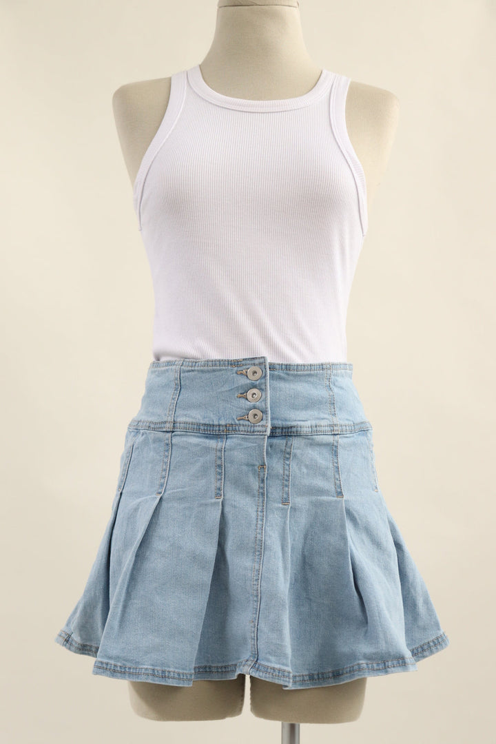 Falda Denim Mini