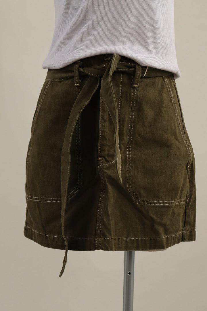 Falda Paperbag Verde