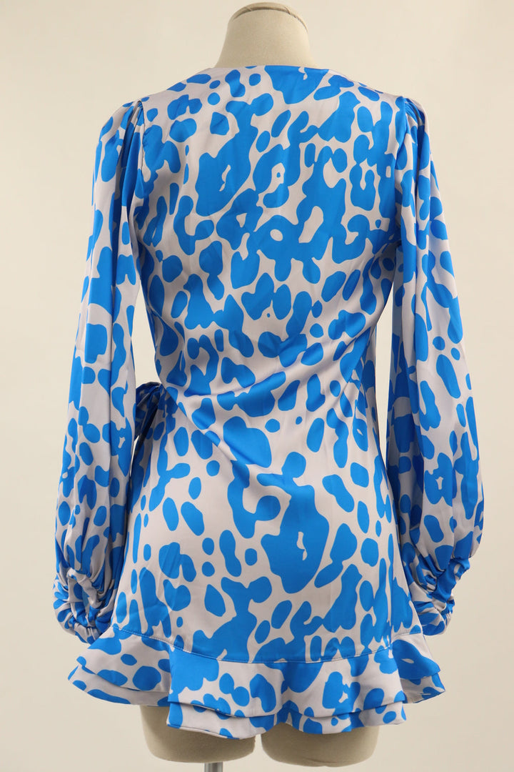 Vestido Wrap Azul