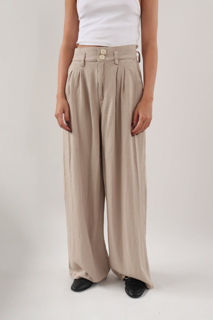 Pantalon Beige Claro