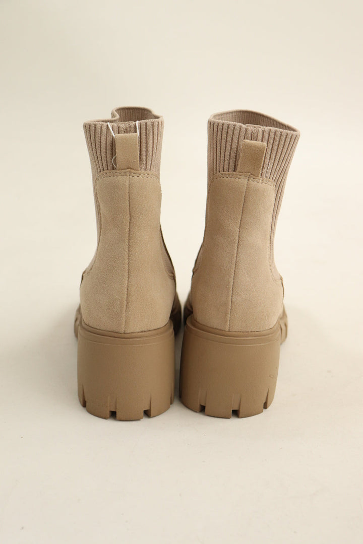 Botines Beige Suede