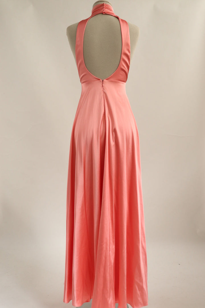 Vestido Rosado Satinado