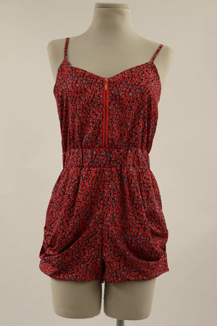 Romper Leopardo Rojo