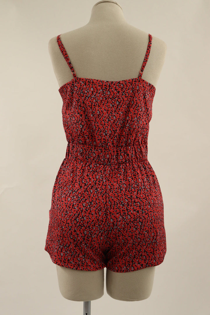 Romper Leopardo Rojo