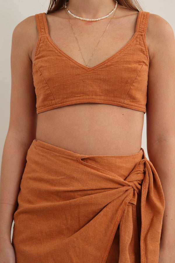 Crop Top Naranja