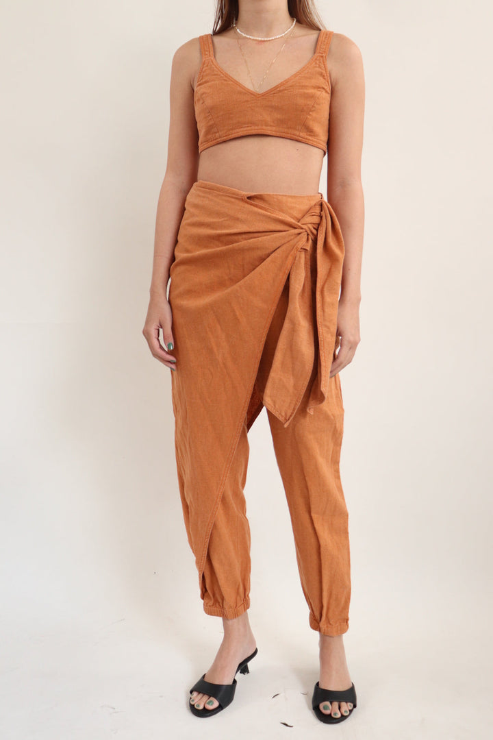 Crop Top Naranja