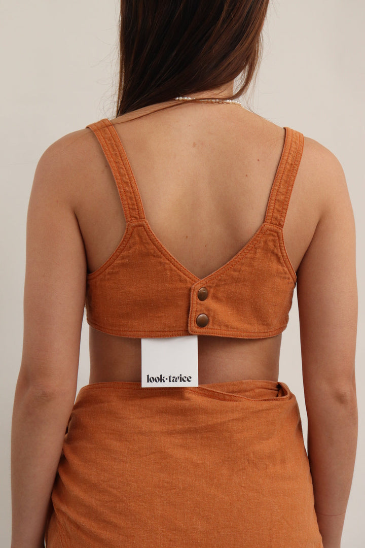 Crop Top Naranja