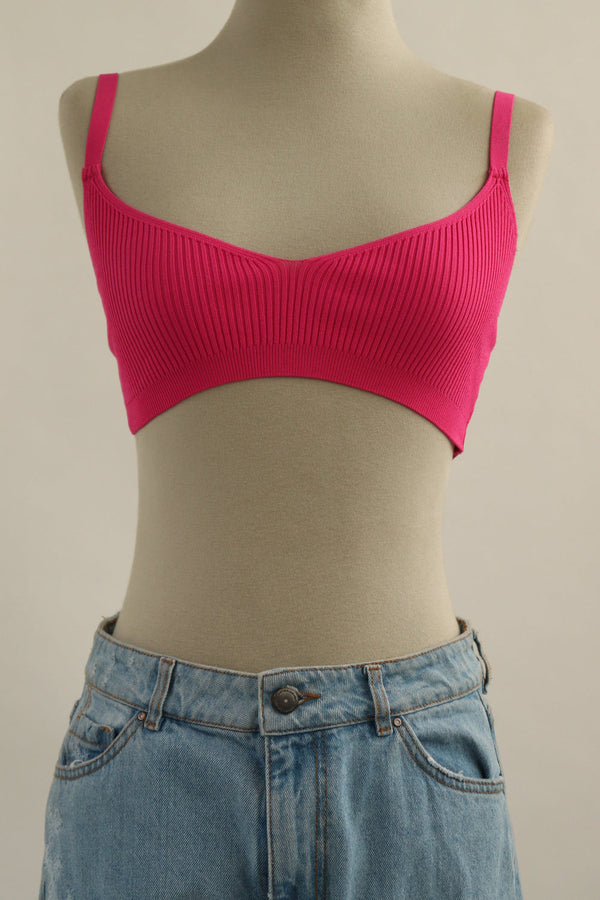 Crop Top Fucsia