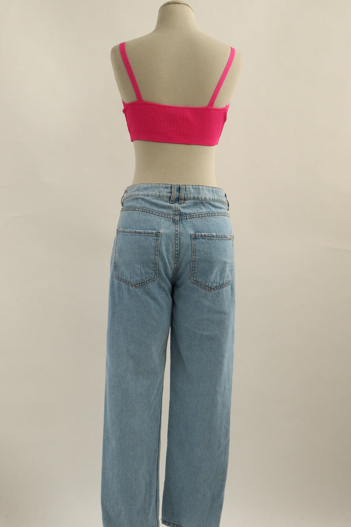 Crop Top Fucsia